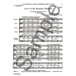 Carol Of Russian Chldren 8 - Part With Organ Accomp