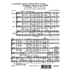 Hallelujah Praise Ye The Lord  English Hebrew  Organ