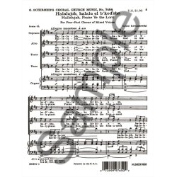 Hallelujah Praise Ye The Lord  English Hebrew  Organ