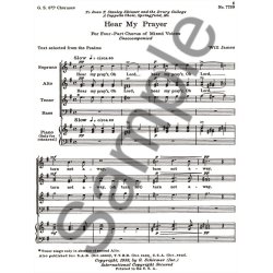 Hear My Prayer  A Cappella Selected From Psalms