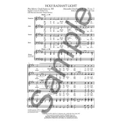 Alexandre Gretchaninoff: Holy Radiant Light (Ed. Noble Cain)