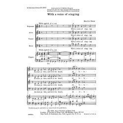 With A Voice Of Singing