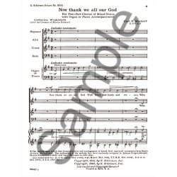 Now Thank We All Our God Organ, Piano Accompaniment