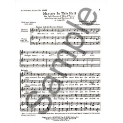 Masters In This Hall Soprano And Baritone Soli A Cappella