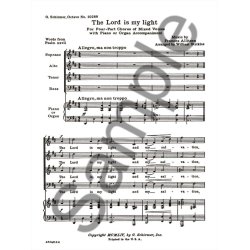 Lord Is My Light, The  Organ