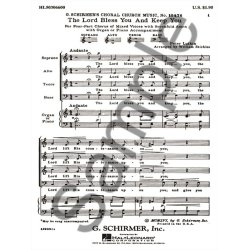 Lord Bless You And Keep You With 7 Fold Amen Piano Organ