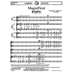 Magnificat For Three Choruses SATB TTBB SSAA