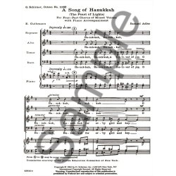 Song Of Hanukkah Feast Of Lights