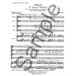 Shalom Song Of Welcome
