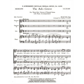 Ash Grove  Welsh Folk Song