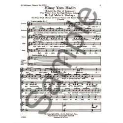 Ayl Melech Yoshayv SATB/Tenorsolo Unac