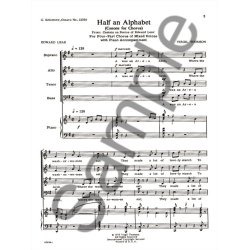 Half An Alphabet (Canons F Or Chorus)(SATB With Piano )