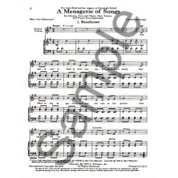 Bandicoot (No. 1 from Menagerie of Songs)