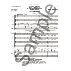 Hallelujah Amen  From Quotations SSAATTBB With Orchestra