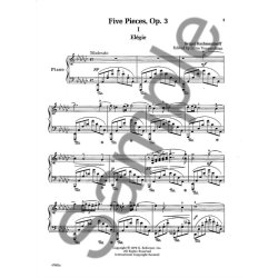 5 Pieces: Op. 3 (VAAP Edition)