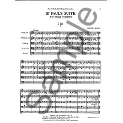 Gustav Holst: St Paul's Suite (Score)