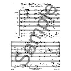 Ode To The Wonders Of Nature - Brass & Percussion - Complete Set