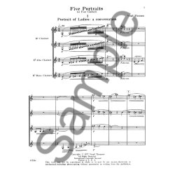 5 Portraits for 4 Clarinets