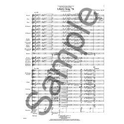 Liberty Song '76 Op107 Bd Extra Sc