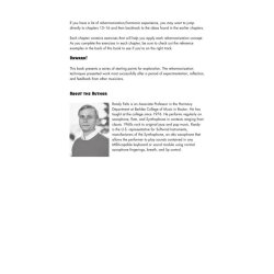 Arranging: Reharmonization Techniques