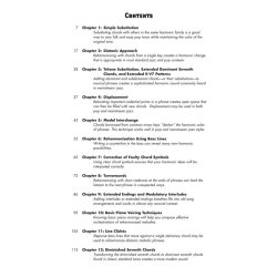 Arranging: Reharmonization Techniques