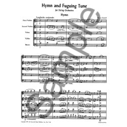 Hymn & Fuguing Tune No 2 Str Orch  Score
