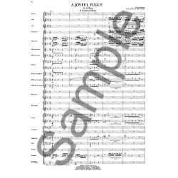A Joyful Fugue Con Band Score
