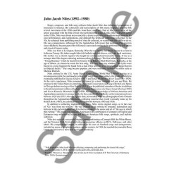 Songs Of John Jacob Niles &ndash; Revised And Expanded Edition (High Voice)