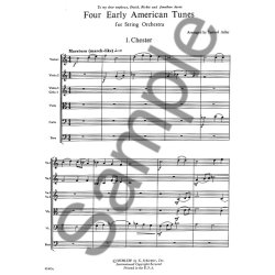 Four Early American Tunes Set String Orchestra Sc & Pts