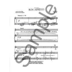 Lee Hoiby: Bon Appetit!