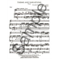 Theme and Variations (Orchestra / Piano / Trumpet)