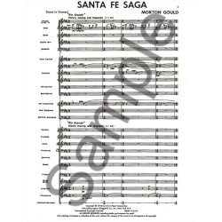 Santa Fe Saga For Concert Band Full Score