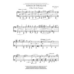 Songs Of The Slave Vocal Score