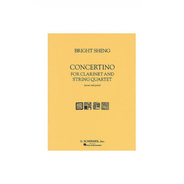 Bright Sheng: Concertino For Clarinet And String Quartet