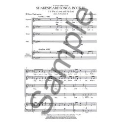 Matthew Harris: Shakespeare Songs Book 3