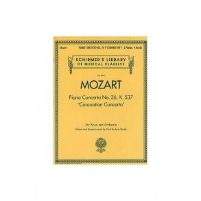 W.A Mozart: Piano Concerto No.26 In D 'Coronation' K.537 (2 Piano Score)