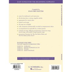 Easy Songs For The Beginning Soprano