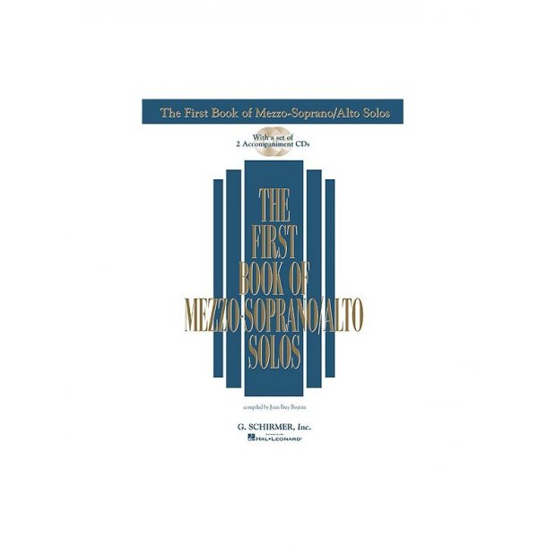 The First Book Of Mezzo-Soprano/Alto Solos (Book/2 x CDs)