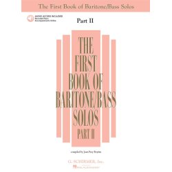 The First Book of Baritone/Bass Solos Book 2 (Bk/2CD)