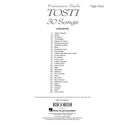 Francesco Paolo Tosti - 30 Songs
