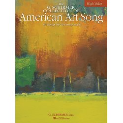 SCHIRMER COLLECTION OF AMERICAN ART SONG (ED WALTERS) HIGH VOICE BOOK