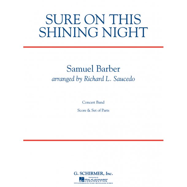 Sure on This Shining Night