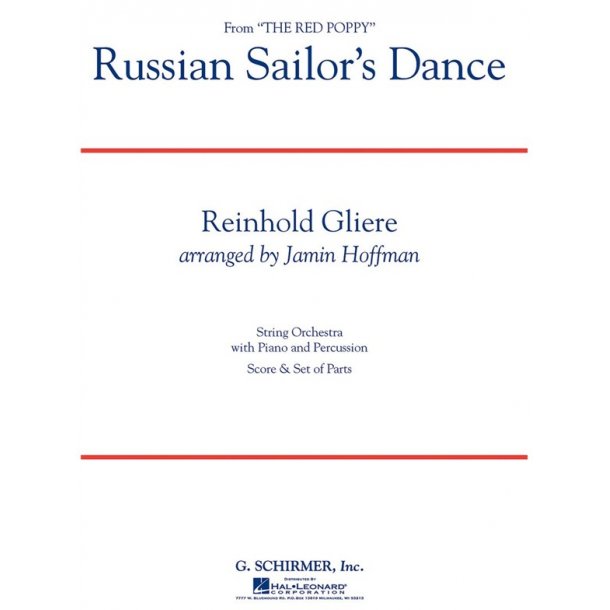 Reinhold Gliere: Russian Sailor's Dance - Score Only