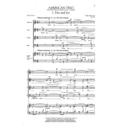 Kirke Mechem - American Trio, Opus 70