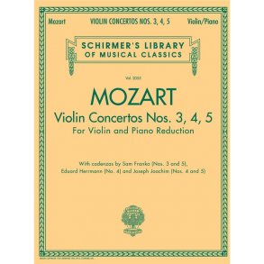 W. A. Mozart: Violin Concertos Nos. 3, 4, 5