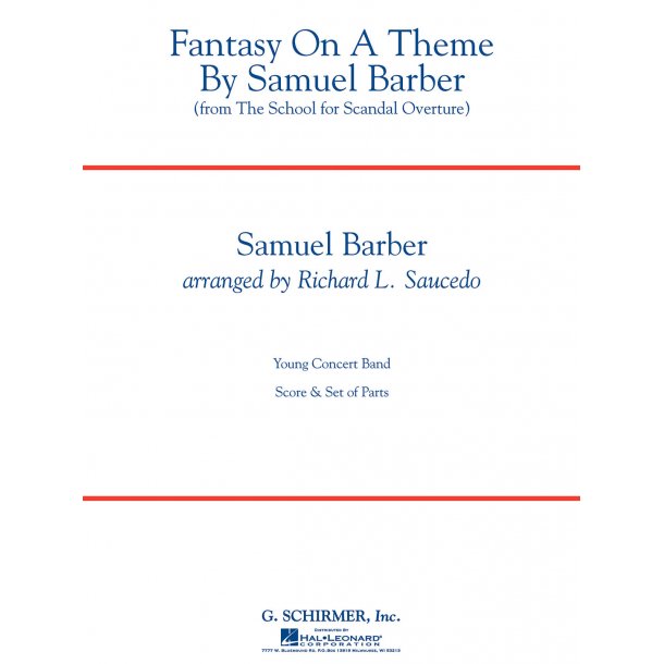 Fantasy on a Theme by Samuel Barber