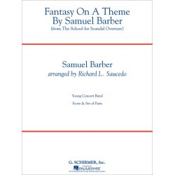 Samuel Barber: Fantasy On A Theme By Samuel Barber (Full Score) Concert Band