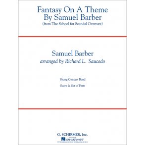 Samuel Barber: Fantasy On A Theme By Samuel Barber (Full Score) Concert Band