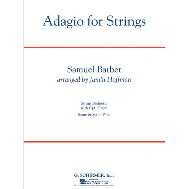 Samuel Barber: Adagio For Strings - Score Only