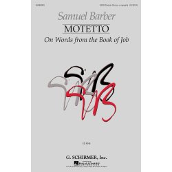 Samuel Barber: Motetto on Words from the Book of Job